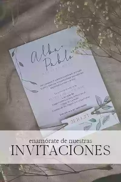 Invitaciones de boda Asturias - PapeleriaBoda.com