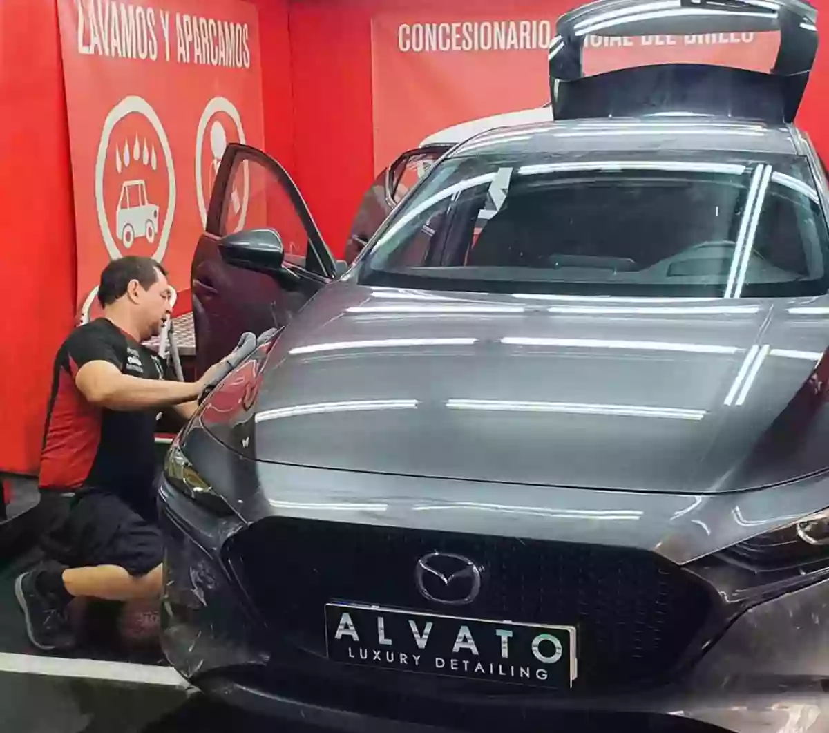 Alvato Car Wash AVENIDAS Palma Lavado de coches Luxury en El Corte Ingles ALVATOWASH