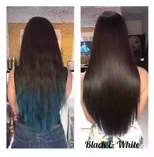 Black & White Hair