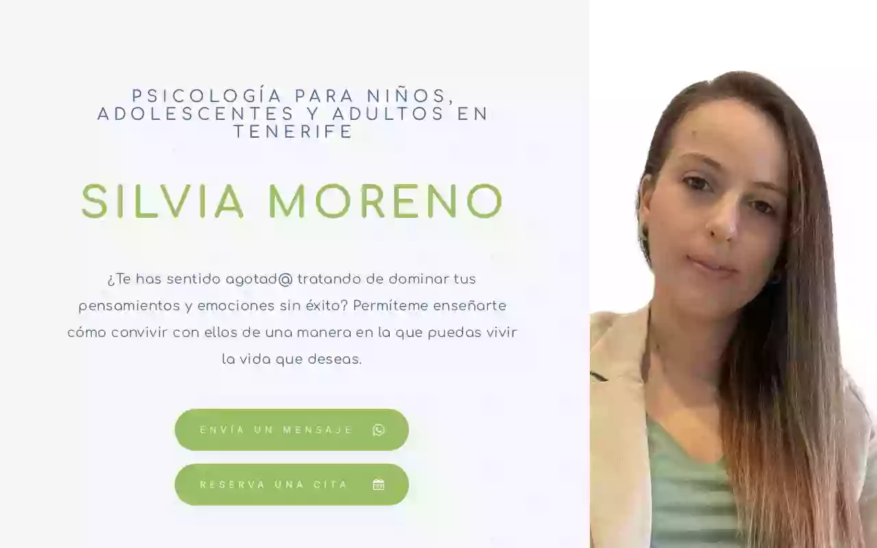 Silvia Moreno Psicóloga para niños, adolescentes y adultos en Tenerife Sur