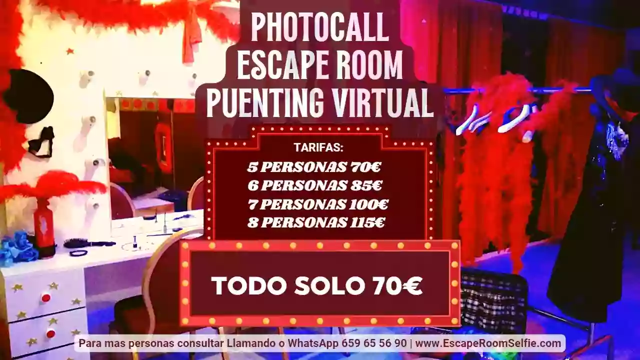 Escape Room Selfie Cabaret y Puénting Virtual en Valladolid