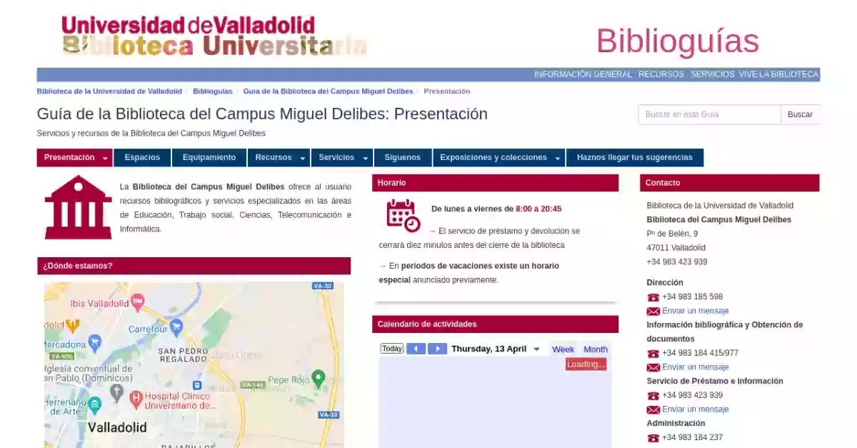 Universidad de Valladolid. Biblioteca del Campus Miguel Delibes (BCMD)