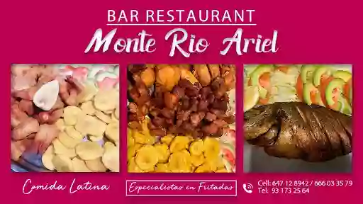 Bar Restaurant Monte Rio Ariel. Comida Latina. Especialistas en Fritadas. Comida Latina.