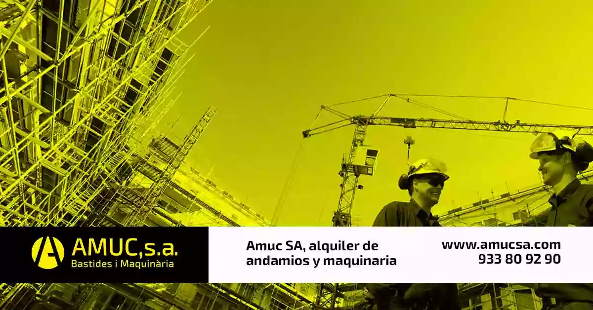 AMUC | Alquiler de andamios y maquinaria para la construcción