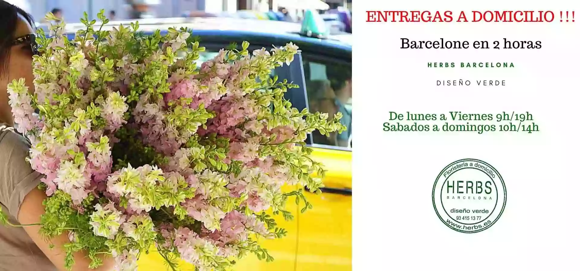 Floristería Herbs Barcelona Sarria: Flores a domicilio