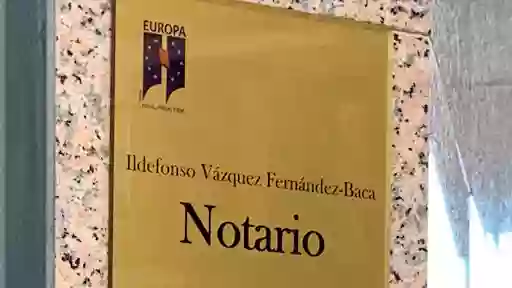 Notario Ildefonso Vázquez Fernandez-Baca