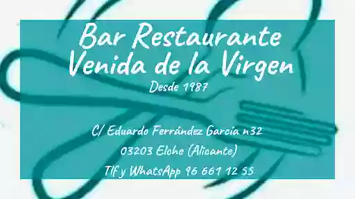 Bar Restaurante Venida de la Virgen