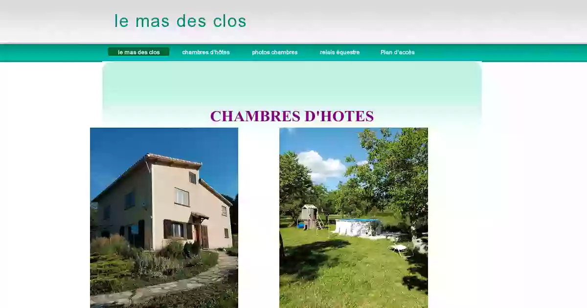 Le Mas des Clos Chambre d'hotes