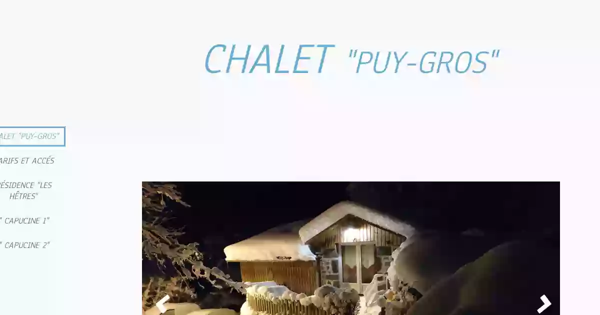 Chalet Puy-Gros , Hameau le Genestoux