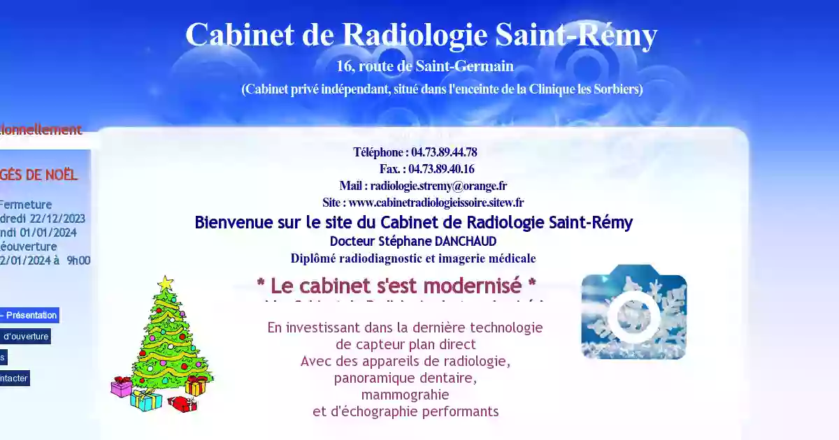 Cabinet de Radiologie Saint-Rémy - Dr Stéphane DANCHAUD