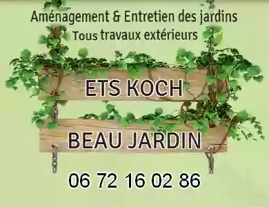 Ets Koch - Aménagement, Entretien des jardins & Travaux extérieurs