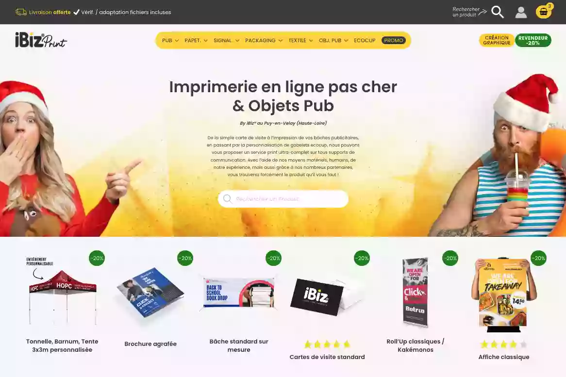 iBiz® • Imprimerie en ligne au Puy-en-Velay