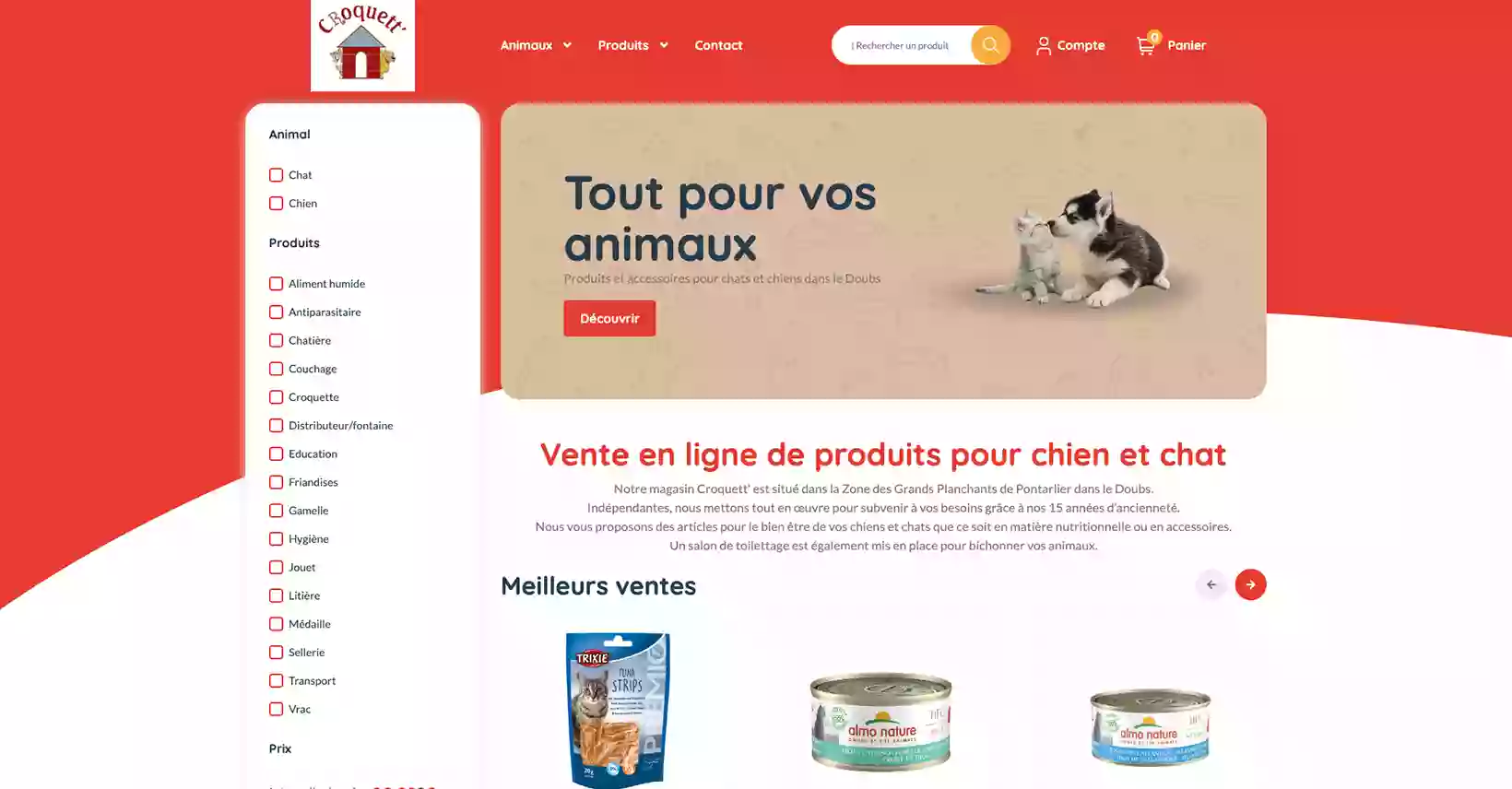 Croquett' Animalerie et toilettage