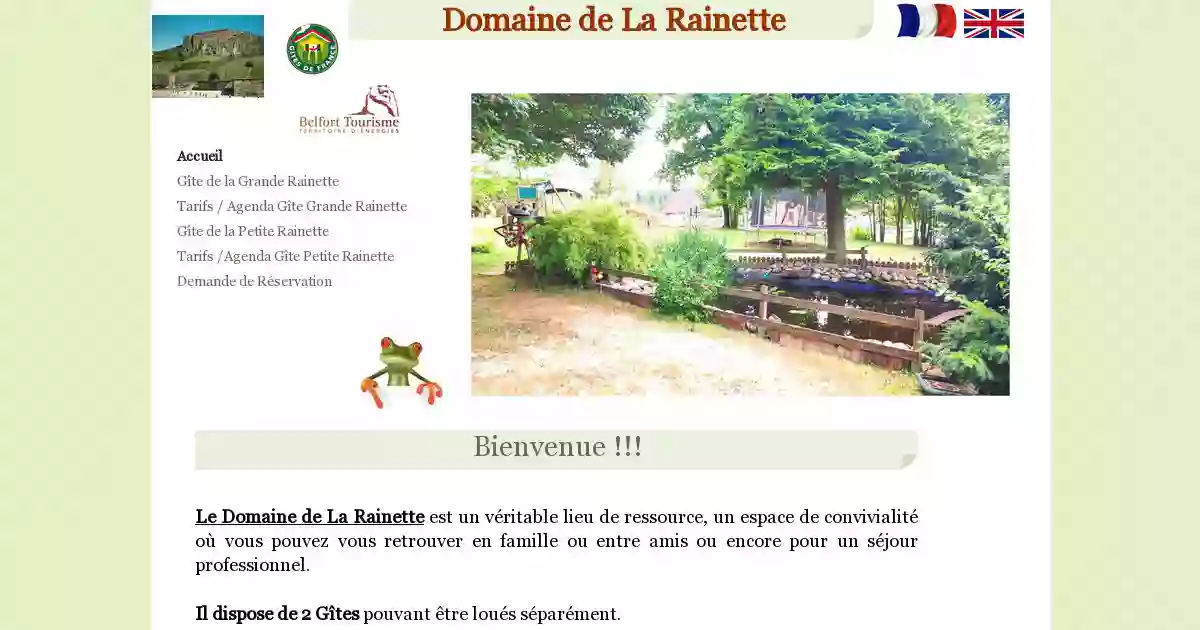 Domaine de la Rainette, 2 gîtes (8/10 personnes et 4/6 personnes)