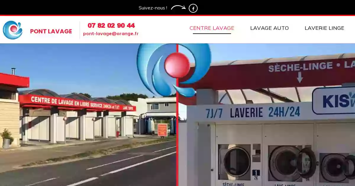 Site de PONT LAVAGE - Centre lavage auto et Laverie linge