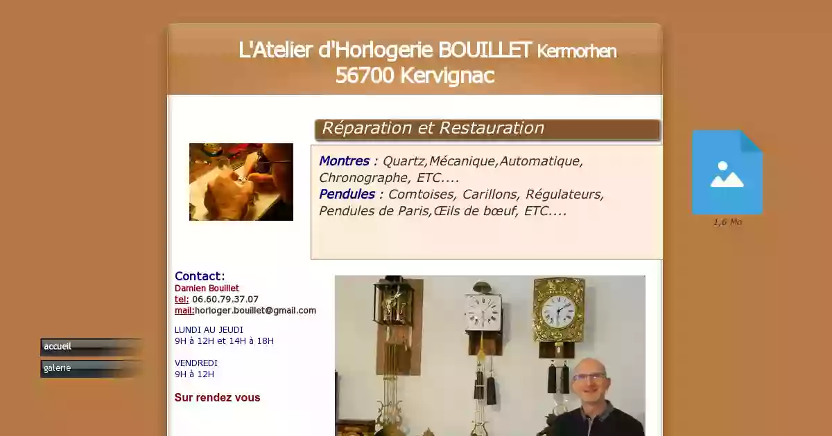 L'atelier d'Horlogerie Bouillet