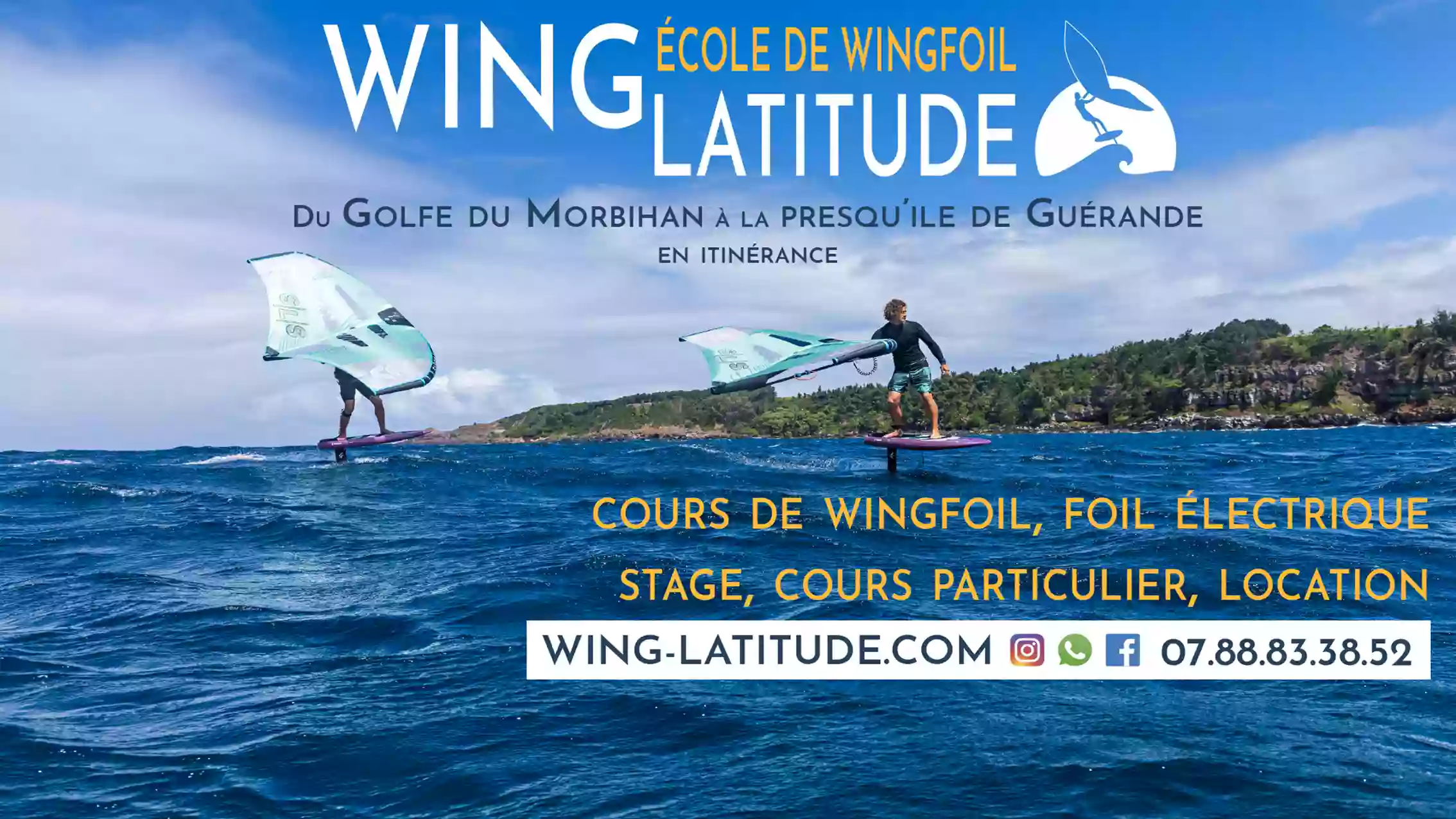 Wing Latitude, école de wingfoil itinérante