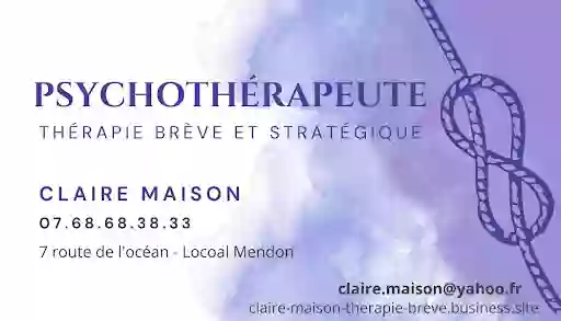 Claire MAISON Thérapie Brève EI