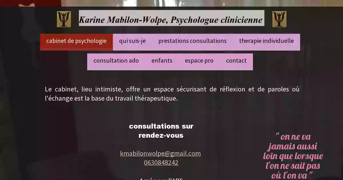 Mabilon-Wolpe Karine