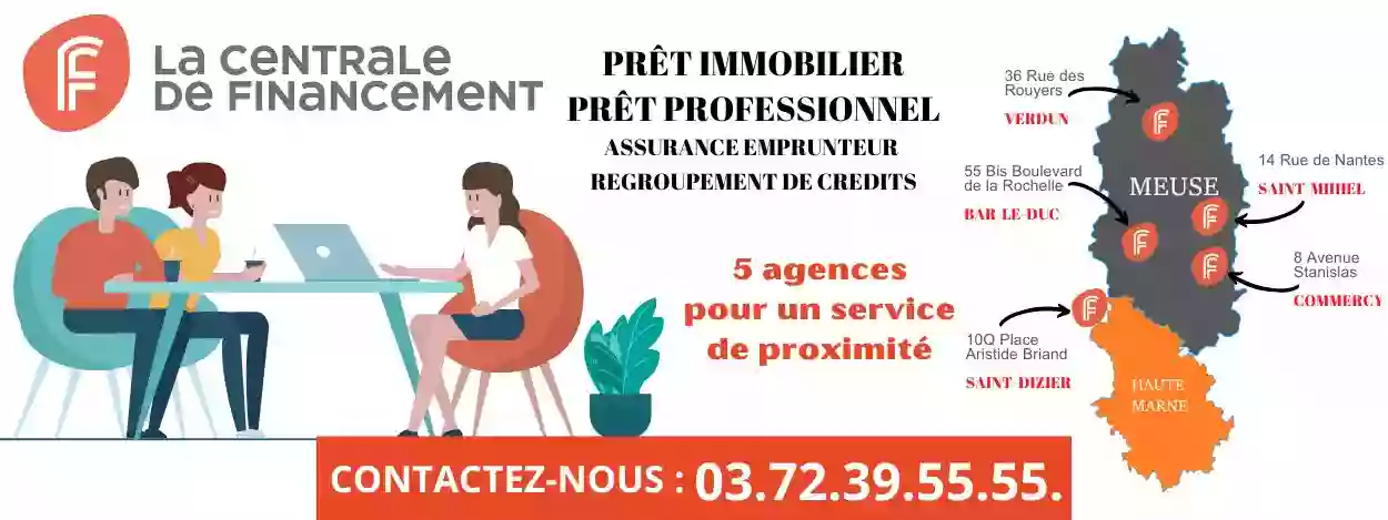 La Centrale de Financement - Courtier en prêt immobilier Bar Le Duc (55000)