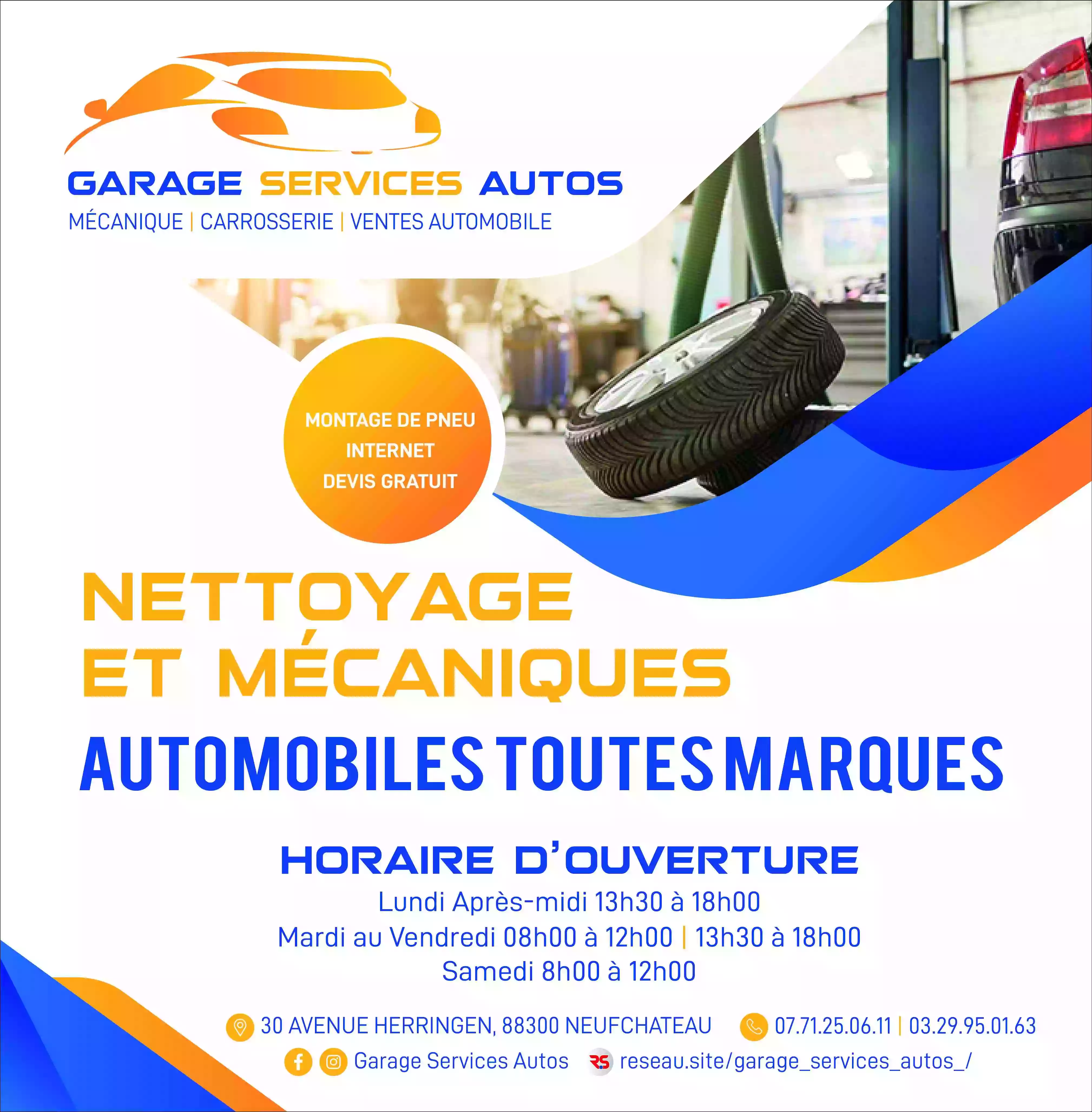 Garage Services Autos - Mécanique, carrosserie et ventes automobile