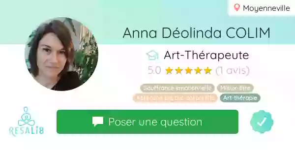 Art-thérapeute certifiée par l'Etat (Rncp) - Anna Déolinda COLIM