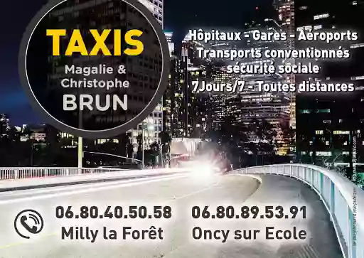 Taxis Magalie et Christophe Brun