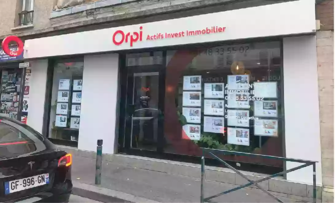 Agence immobilière Orpi Actifs Invest Immobilier Aubervilliers