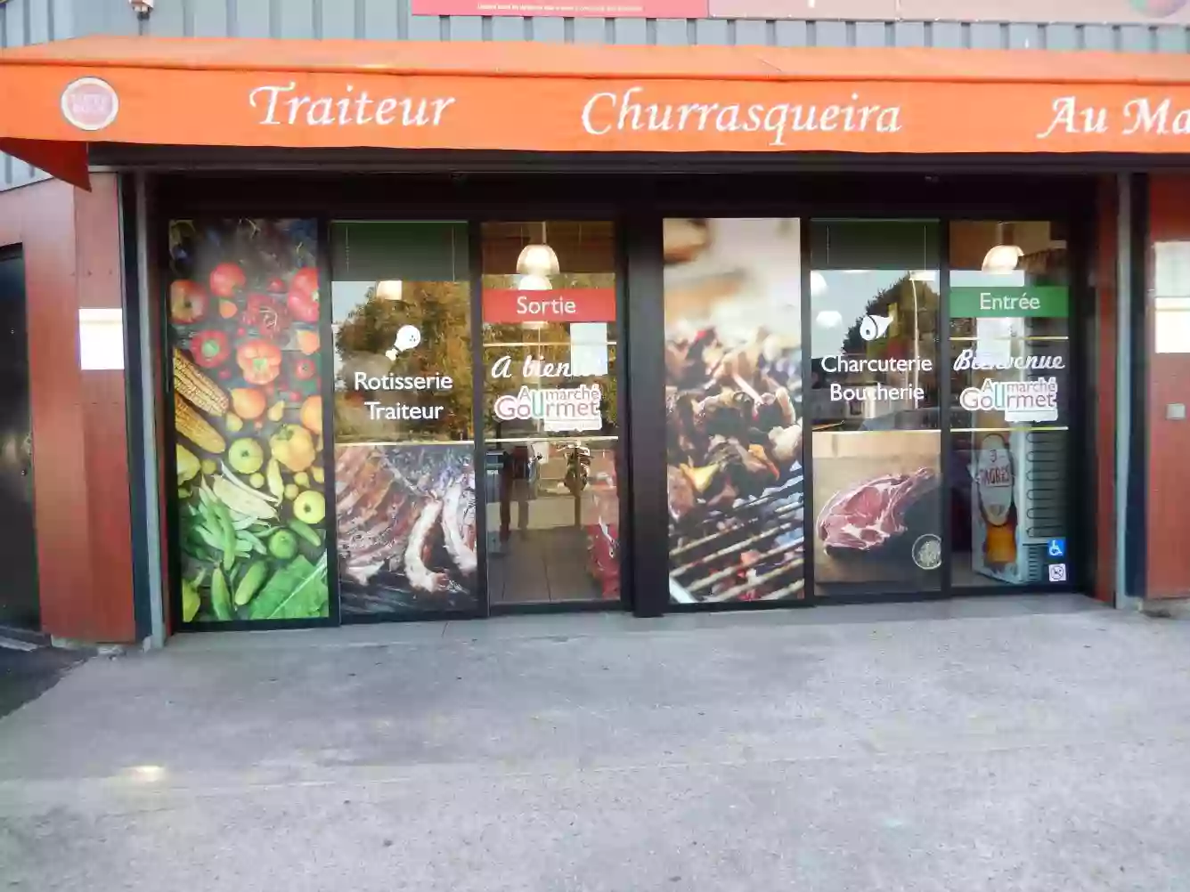 Au marché gourmet