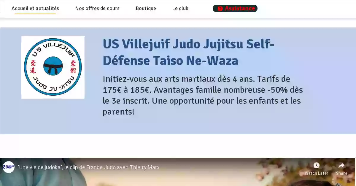 US Villejuif Judo Jujirsu - Paul Vaillant Couturier