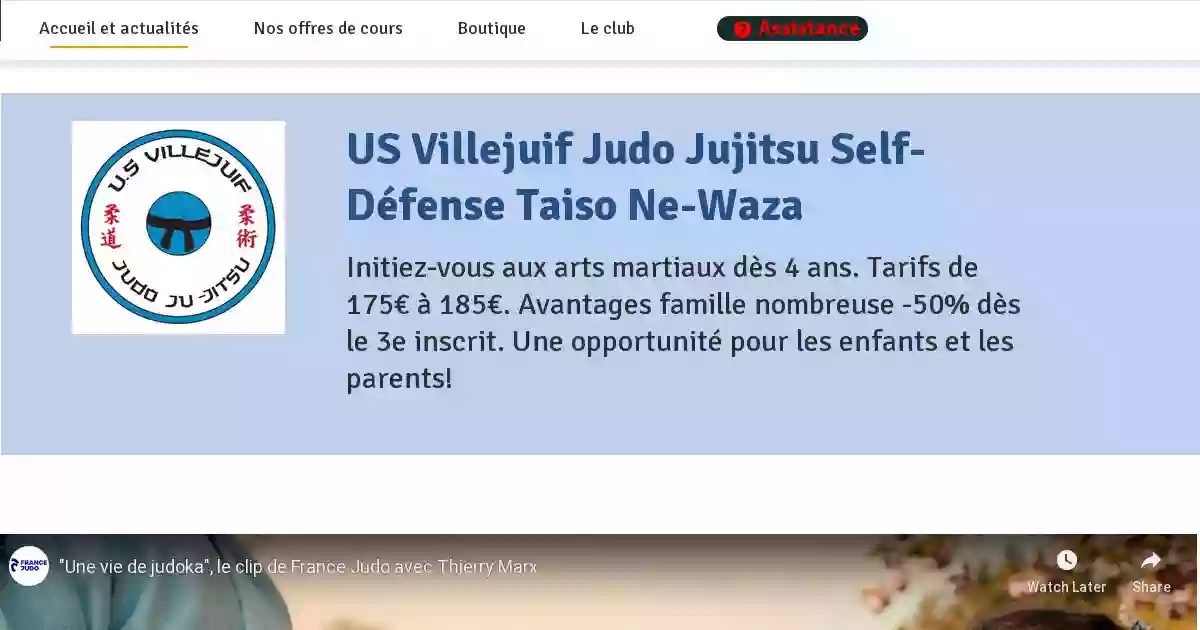 US Villejuif Judo Jujitsu - Louis Aragon