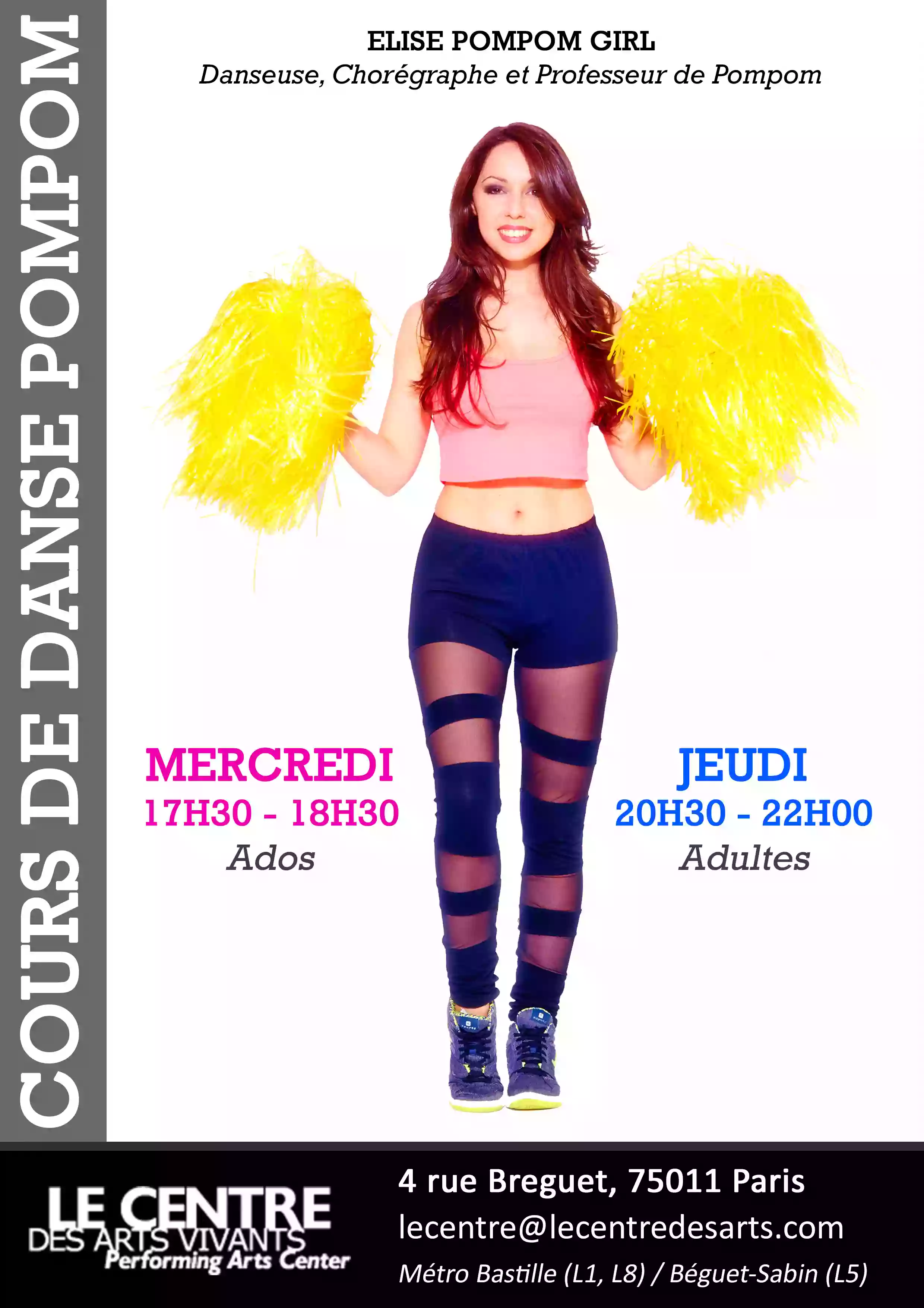 Cours Elise Pompom Girl Paris