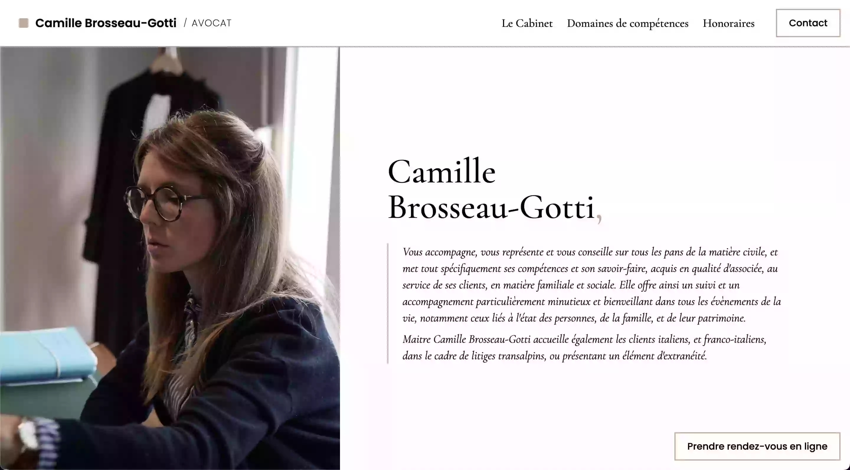 Maitre Camille BROSSEAU GOTTI - Montfort l'Amaury