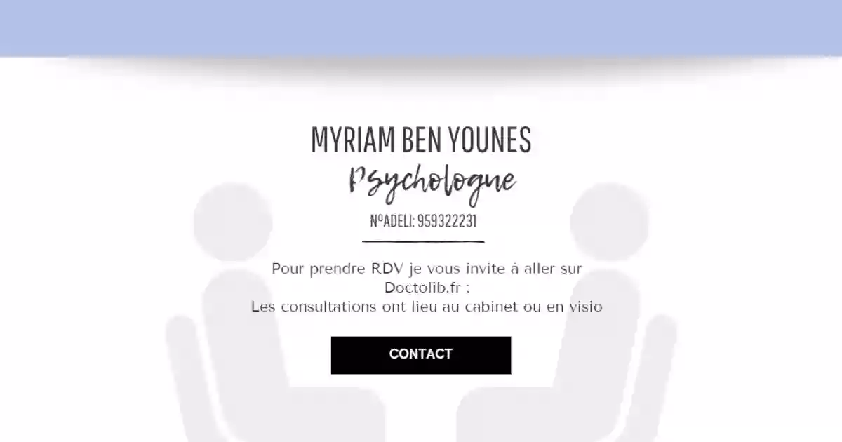 Myriam BEN YOUNES - Psychologue