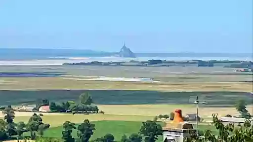 Gite La Butte vue sur le Mont Saint Michel