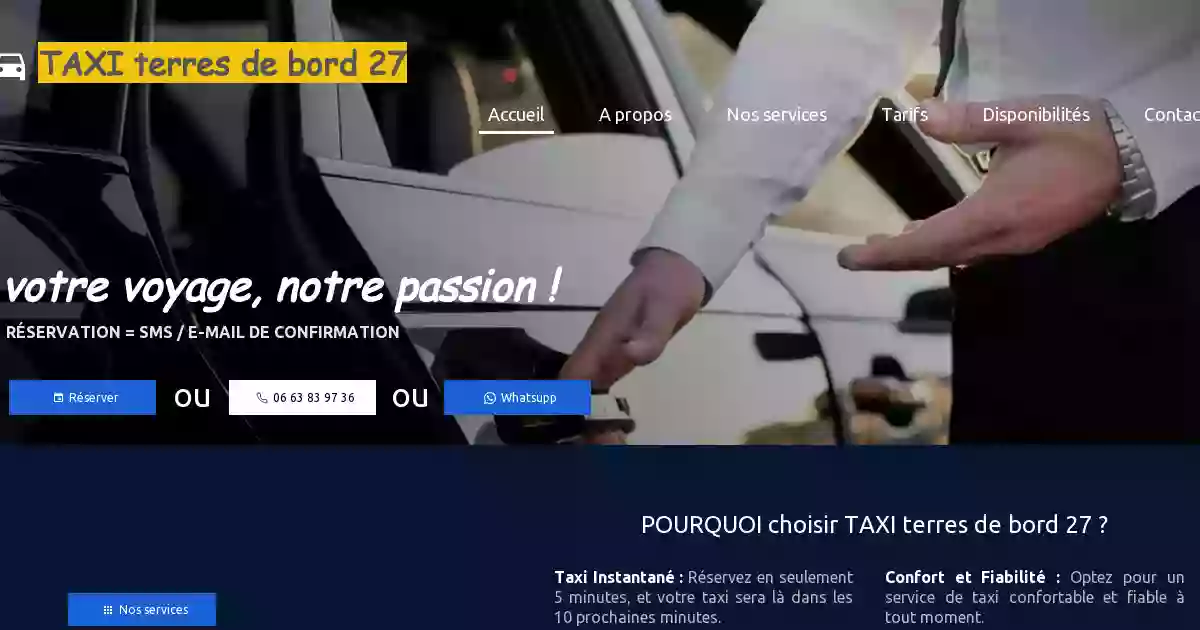 TAXI TERRES DE BORD 27