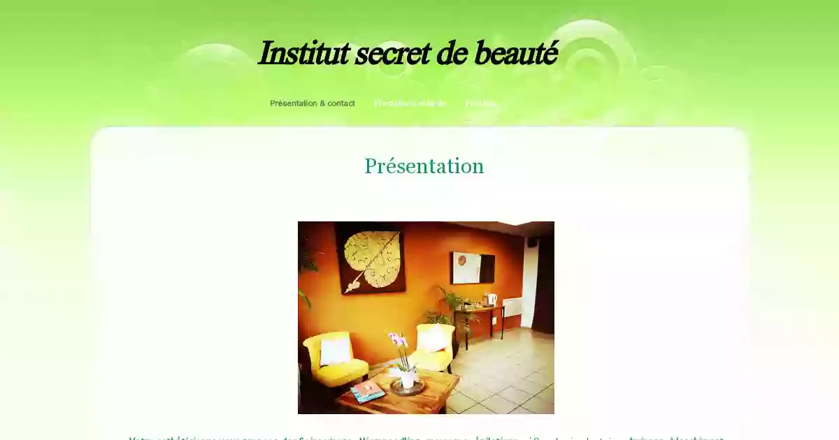Institut Secret de beaute