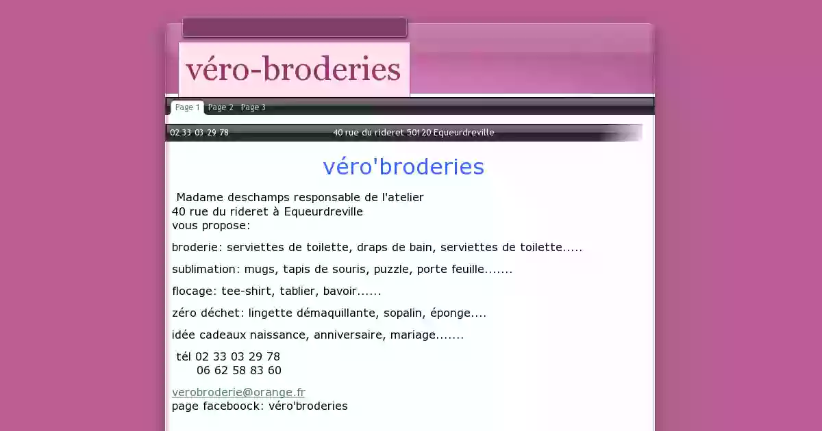 Véro'broderies