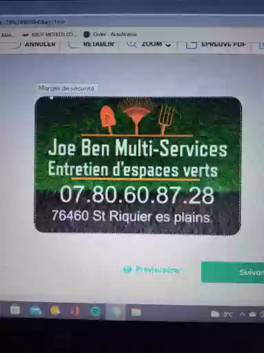 Joe Ben multi-services entretien d'espaces verts Pro.Services Entretiens Espaces Verts