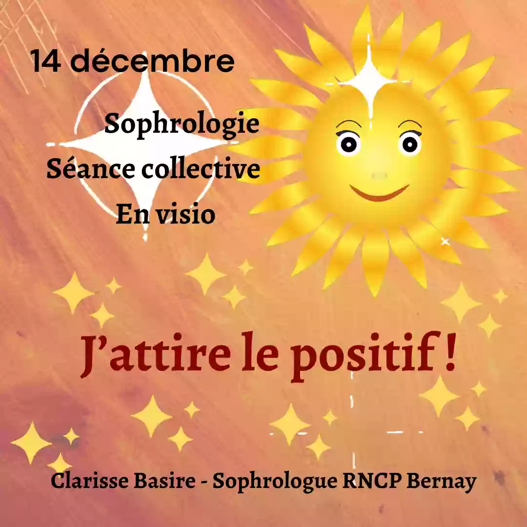 Clarisse Basire, Sophrologue certifiée RNCP Bernay - Energéticienne Bernay