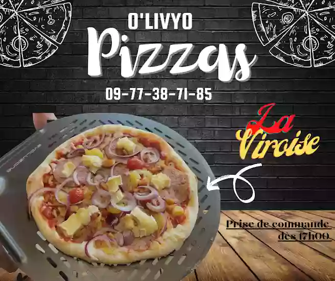 O'Livyo Pizzas prise de commande uniquement par téléphone.