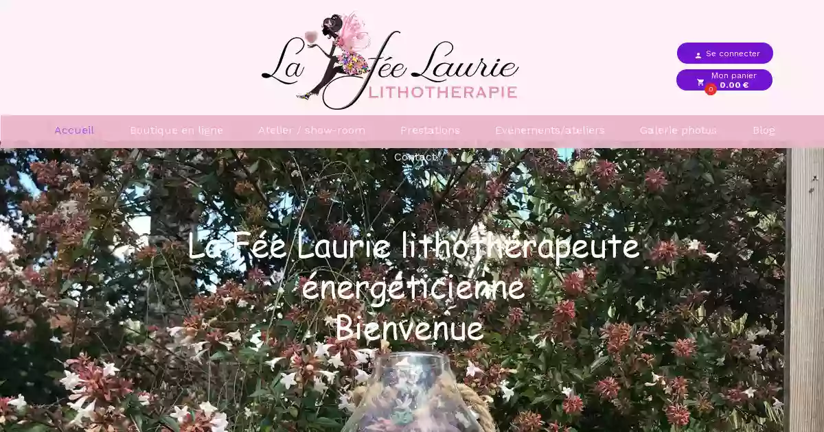 La fée Laurie pierre bijoux bien-être