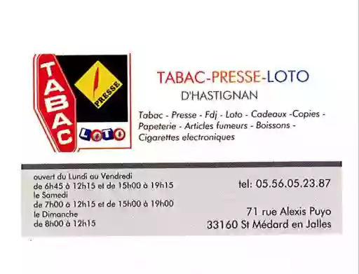 tabac d'hastignan