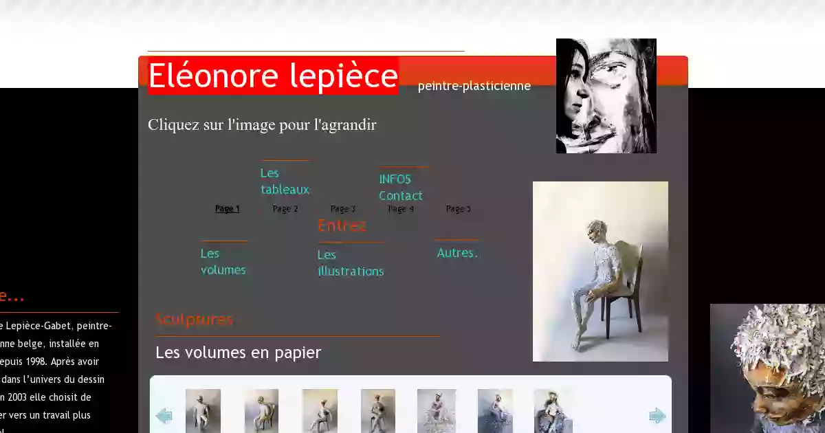 Interventions en arts plastiques (dessin, peinture), Eléonore Lepièce-Gabet