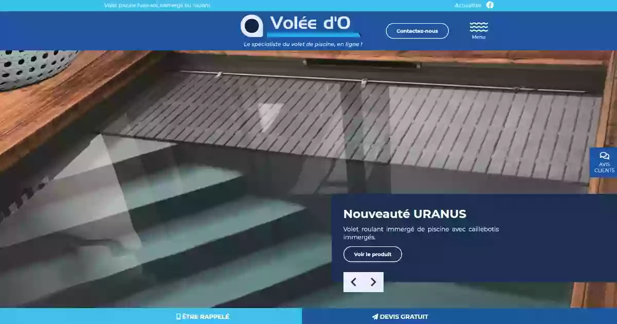 Volée d'O - le spécialiste de la couverture de piscine