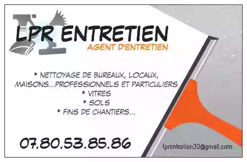 LPR ENTRETIEN- Agent d'entretien