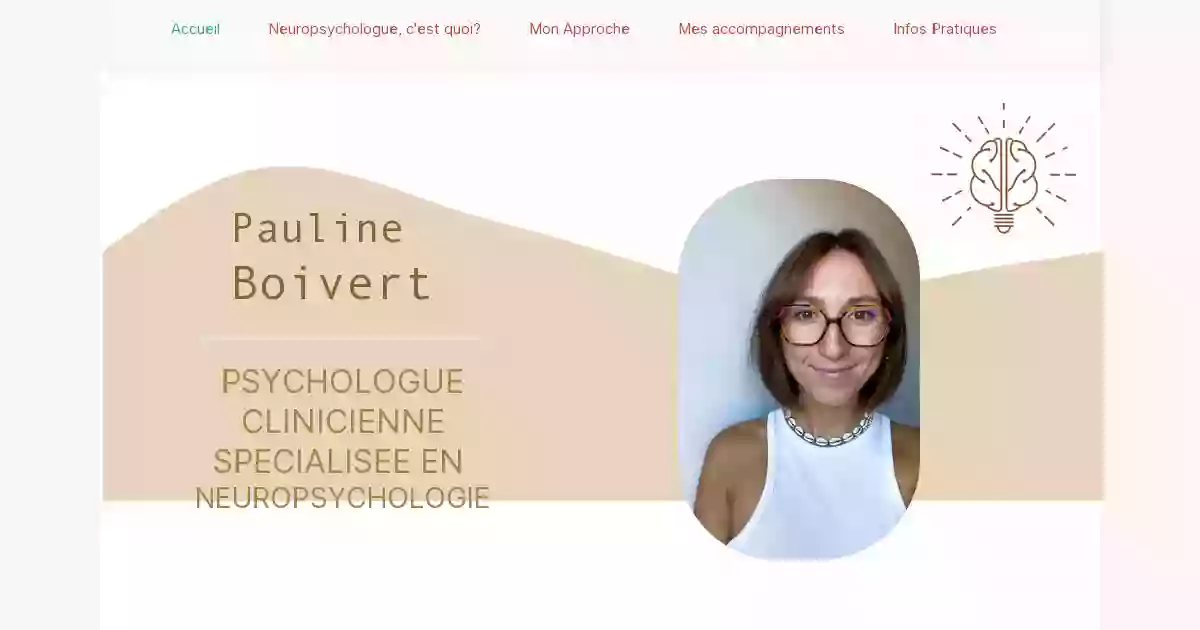 Pauline BOIVERT - Psychologue - Neuropsychologue (Mios)