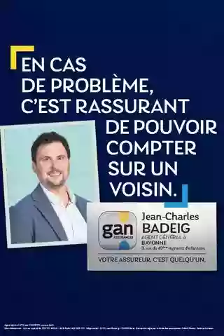 Gan Assurances- Jean-Charles BADEIG Agent Général Bayonne Aranoa Anglet Biarritz BAB