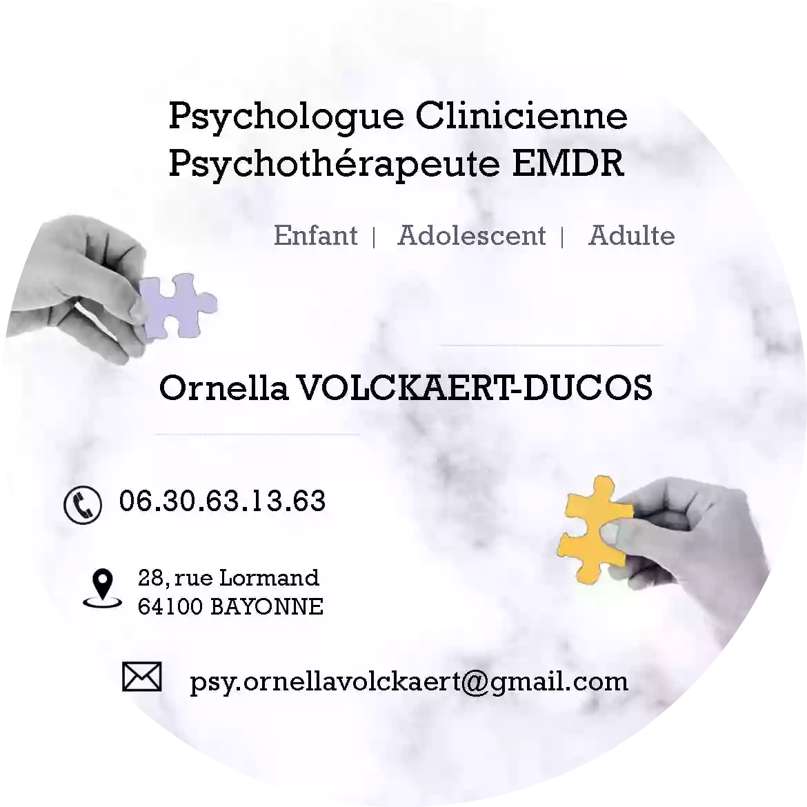Ornella Volckaert, Psychologue, EMDR