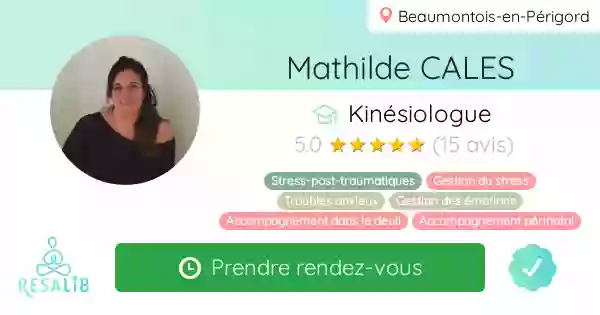 Mathilde Cales Kinésiologue